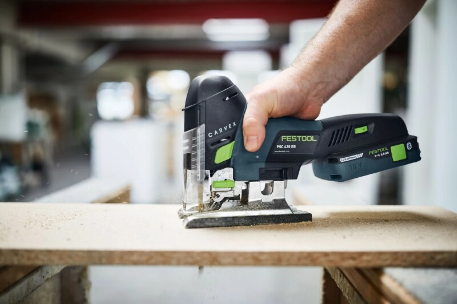 Festool PSC 420 EB-Basic-4.0 - Promo 2022 - 18V Li-Ion accu decoupeerzaagmachine set in systainer met gratis 4.0Ah accu-image