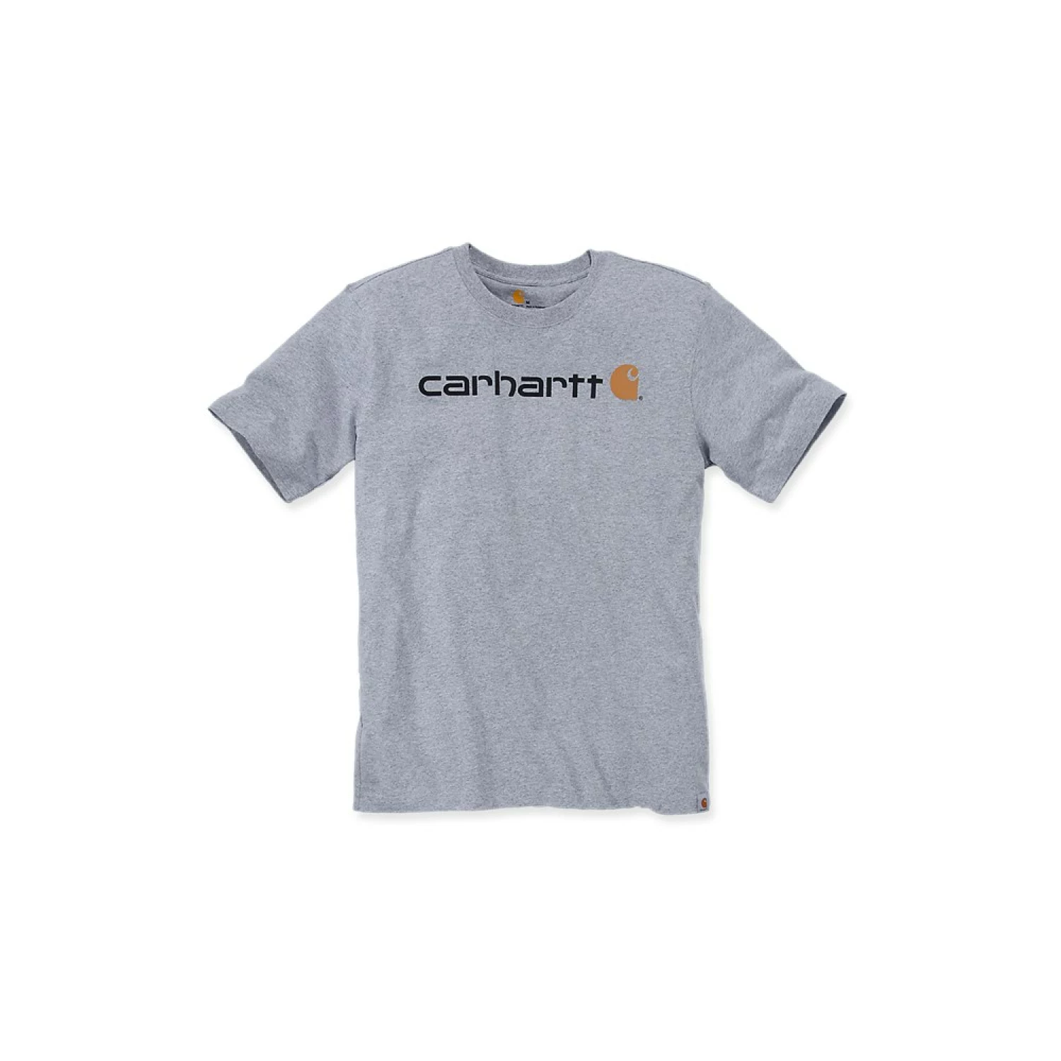 Carhartt 103361 Core Logo T-Shirt - Relaxed Fit - Heather Grey - XS-image