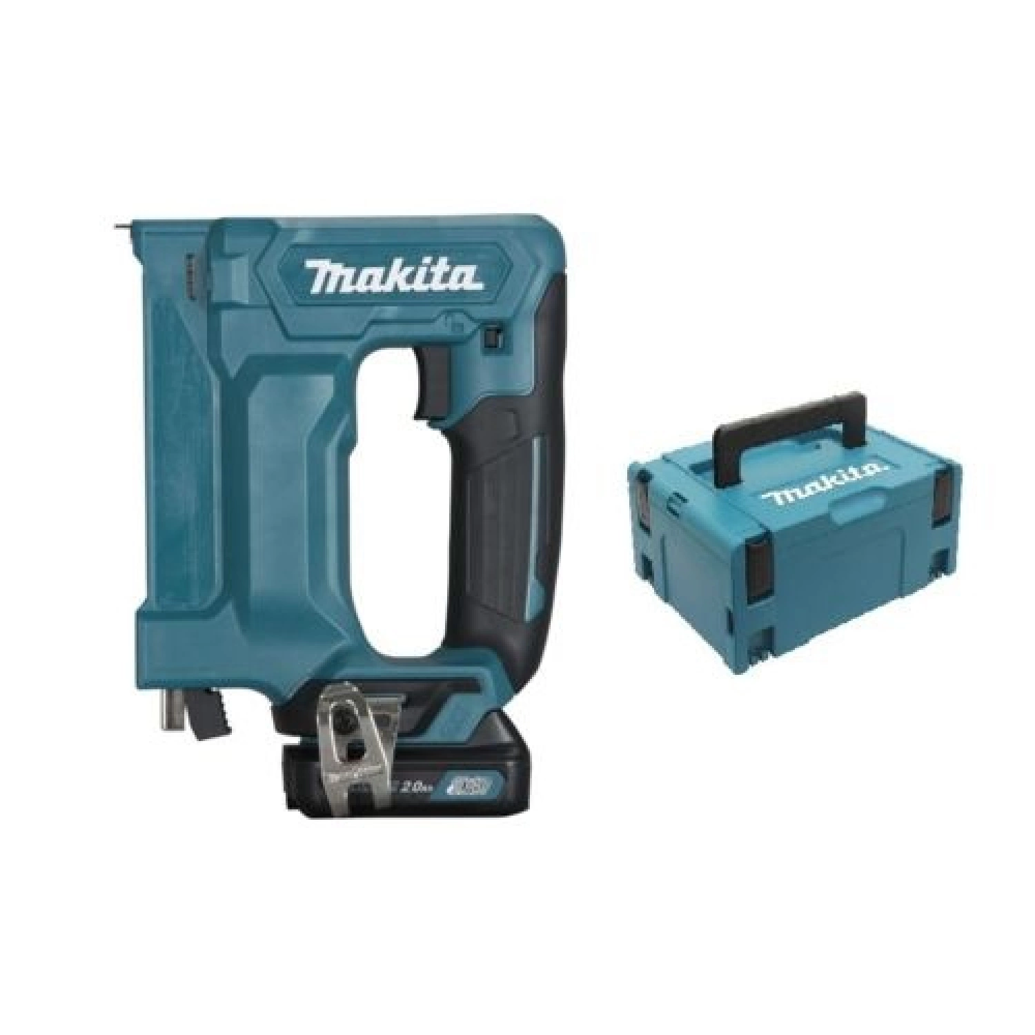 Makita ST113DSAJ 10,8V Li-Ion accu nagel- en nietpistool set in Mbox (2x 2,0Ah accu)-image