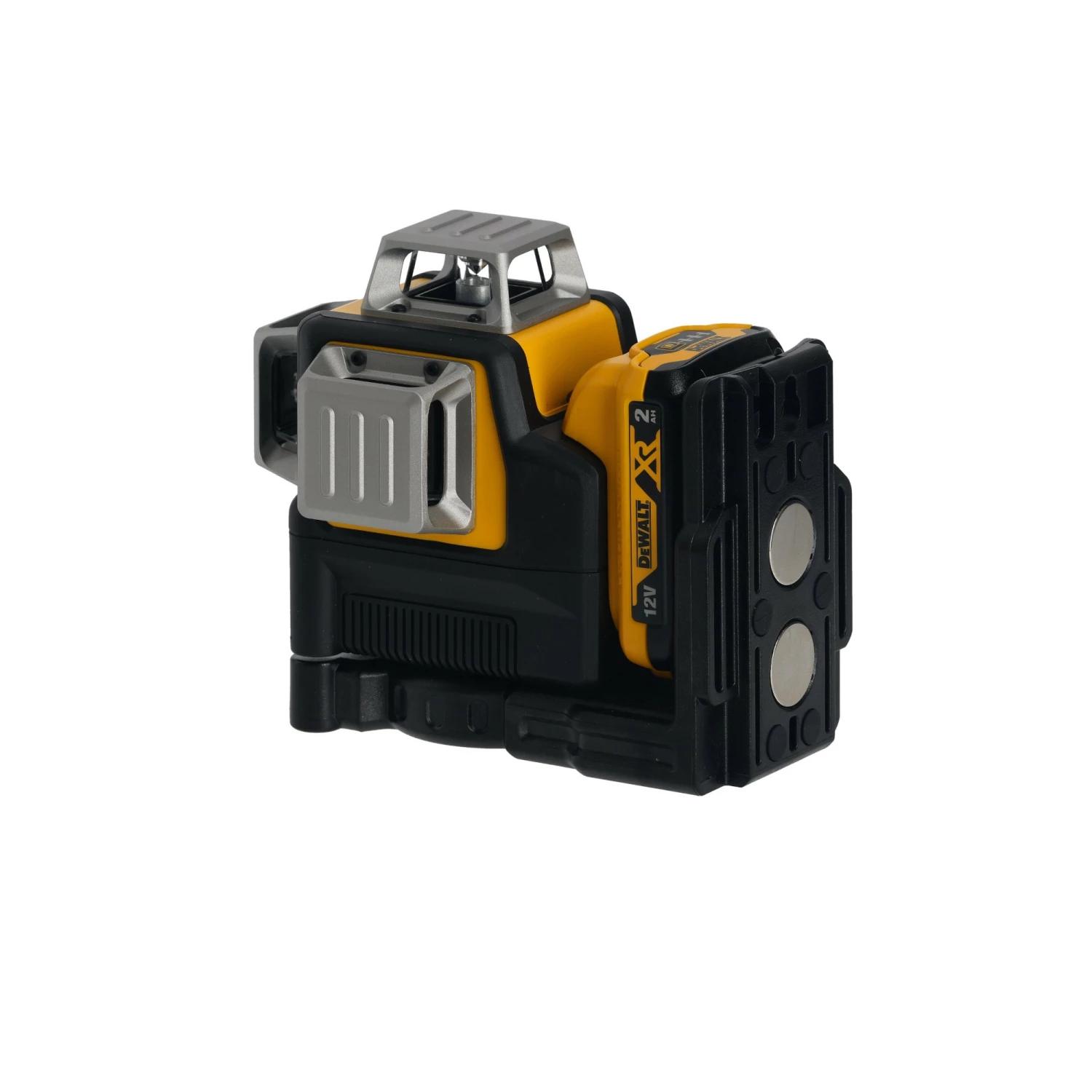 DeWALT DCE089D1R 10,8V Li-Ion accu zelfnivellerende 3x360° graden multilijnlaser set (1x 2.0Ah accu) in koffer - 3 lijnen - 15m - rood-image