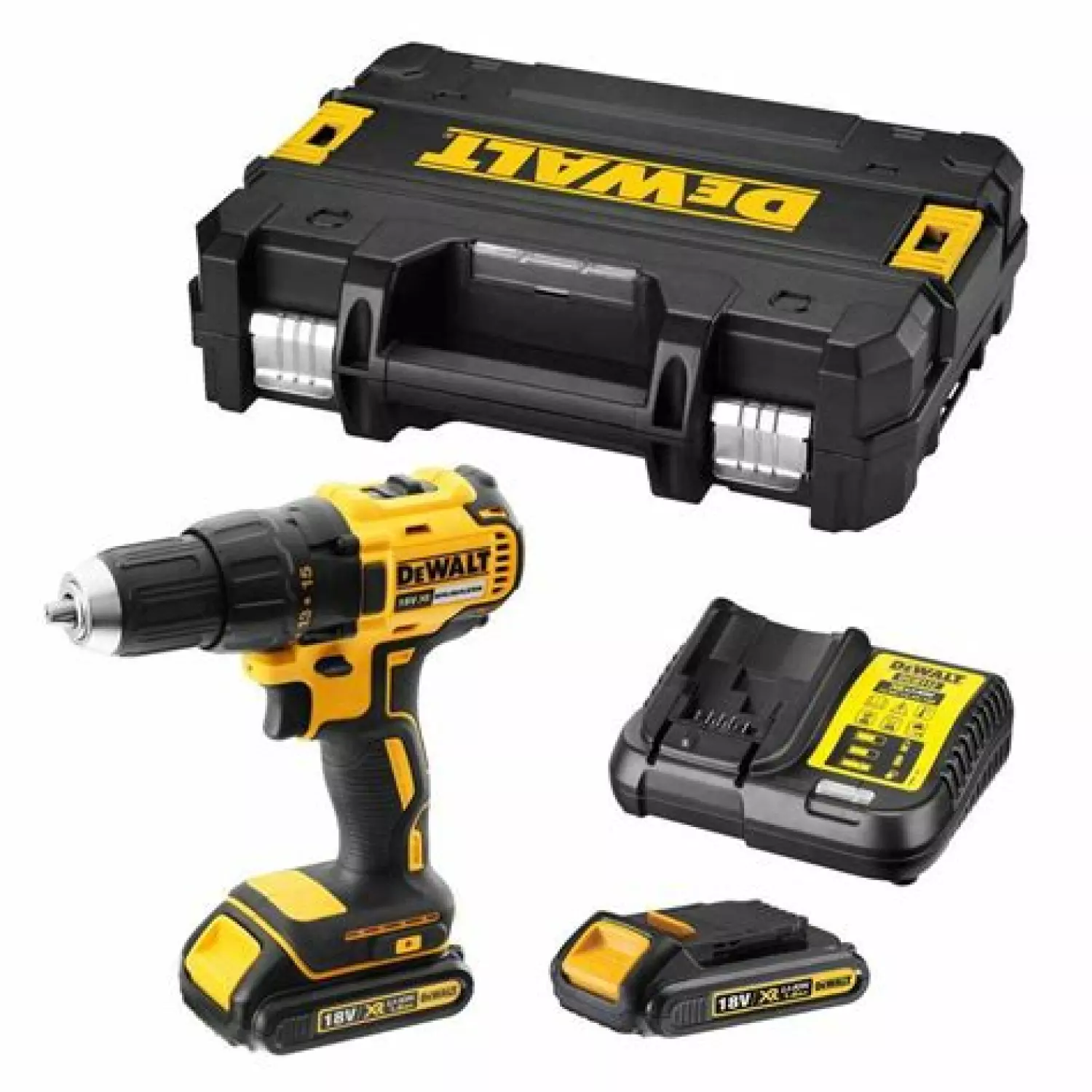 DeWALT DCD777S2T 18V Li-Ion accu boor-/schroefmachine set (2x 1.5Ah accu) in TSTAK - koolborstelloos-image