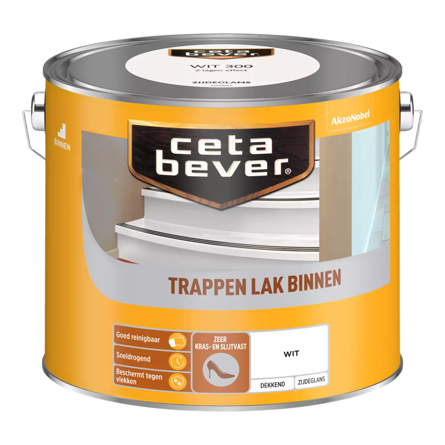 Cetabever Trappenlak Dekkend - Wit - 2,5L-image