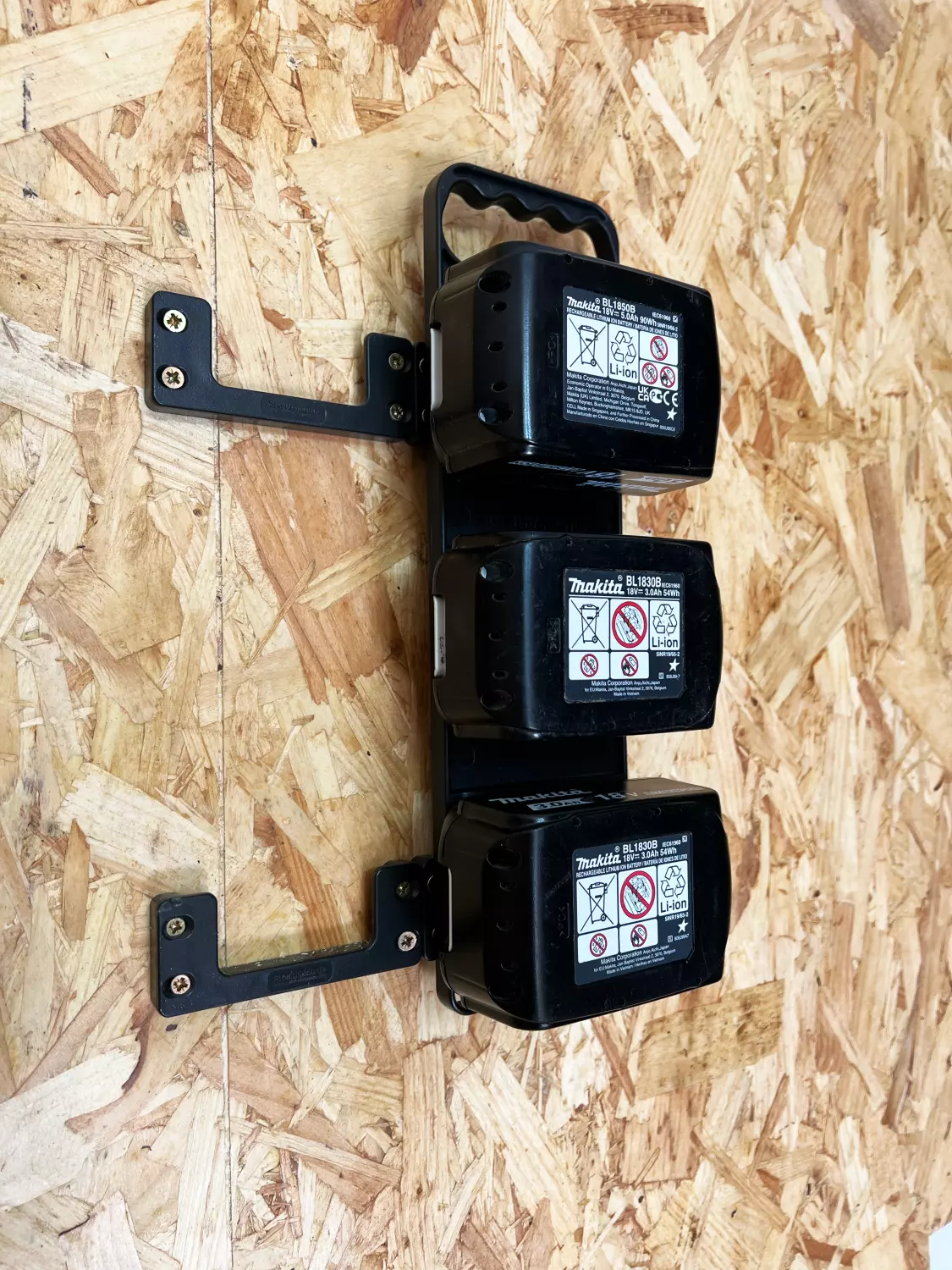 StealthMounts SM-BB-MKT Support de batterie pour Makita 18V LXT - Noir-image