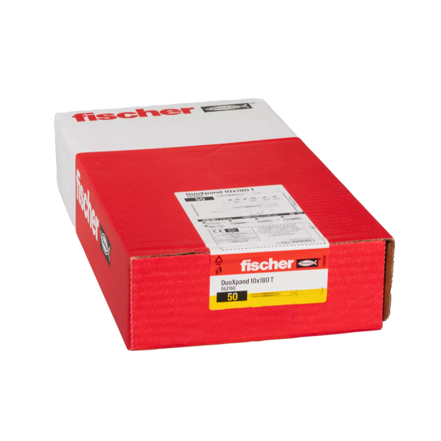 Fischer 562160 Ancrage de construction DuoXpand - tête fraisée - 10 x 180 T (50pcs)-image