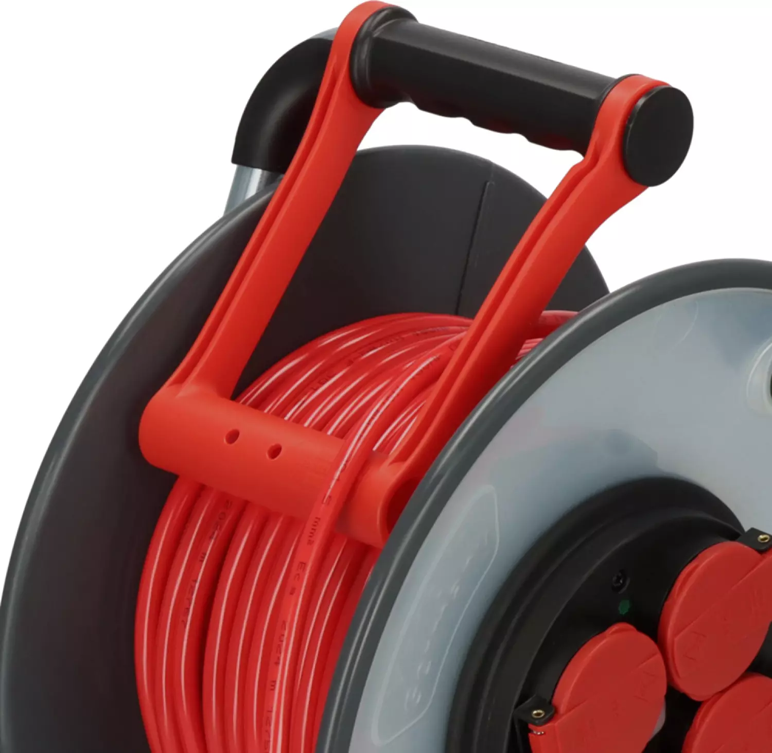 Brennenstuhl Professional SC 3110 SteelCore Enrouleur de Câble H07BQ-F 3G1,5 - IP44 - 33m - Rouge-image