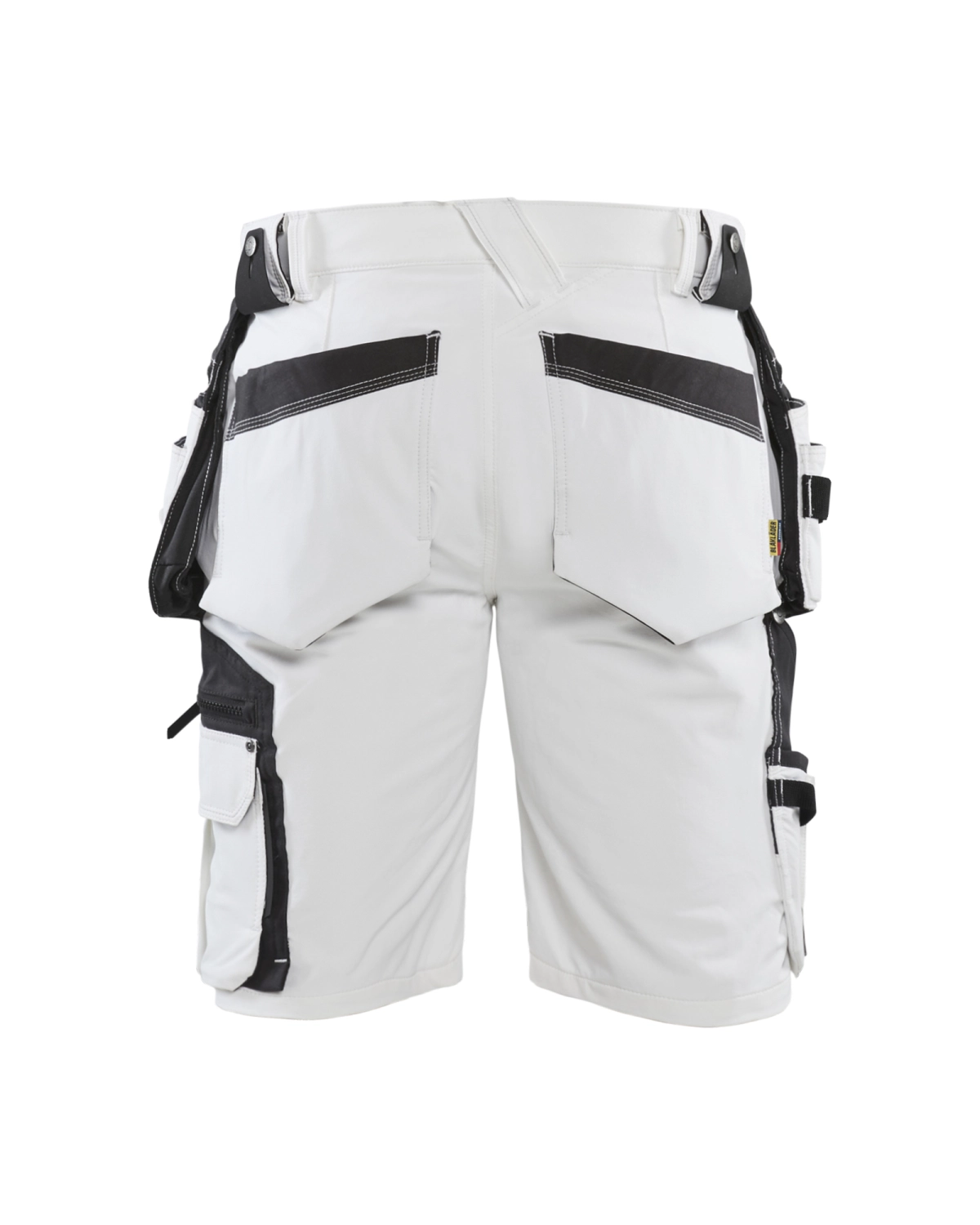 Blåkläder Short peintre stretch 4D - C52 - Blanc/Gris foncé-image