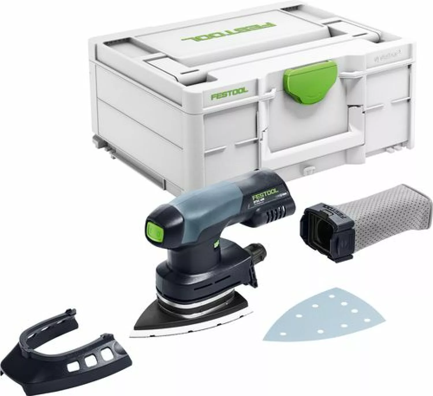 Festool DTSC 400-Basic 18V Li-Ion accu deltaschuurmachine body in systainer - 100x150mm-image