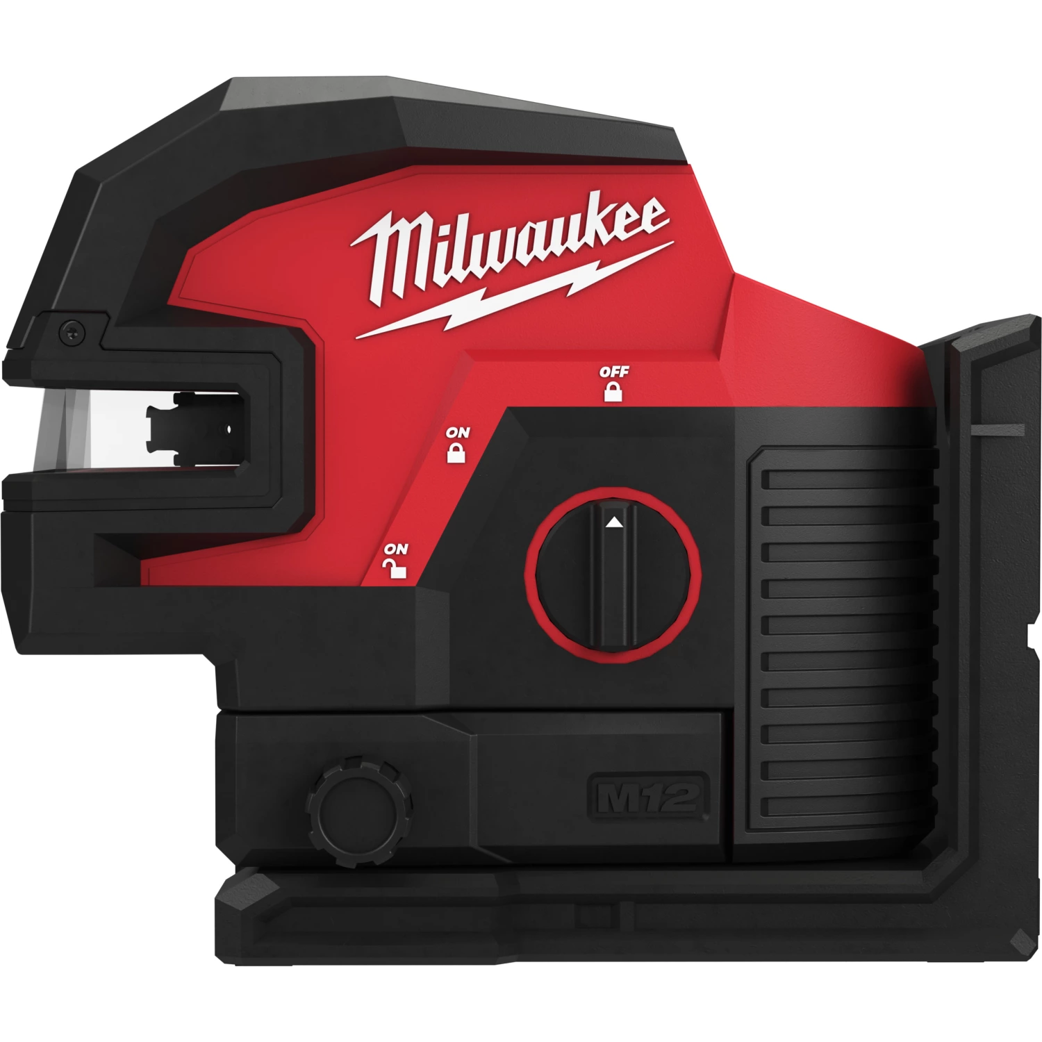 Milwaukee M12 CLL4P-0C 12V Li-Ion batterie laser croix autonivelante avec 4 points dans mallette de transport - vert-image