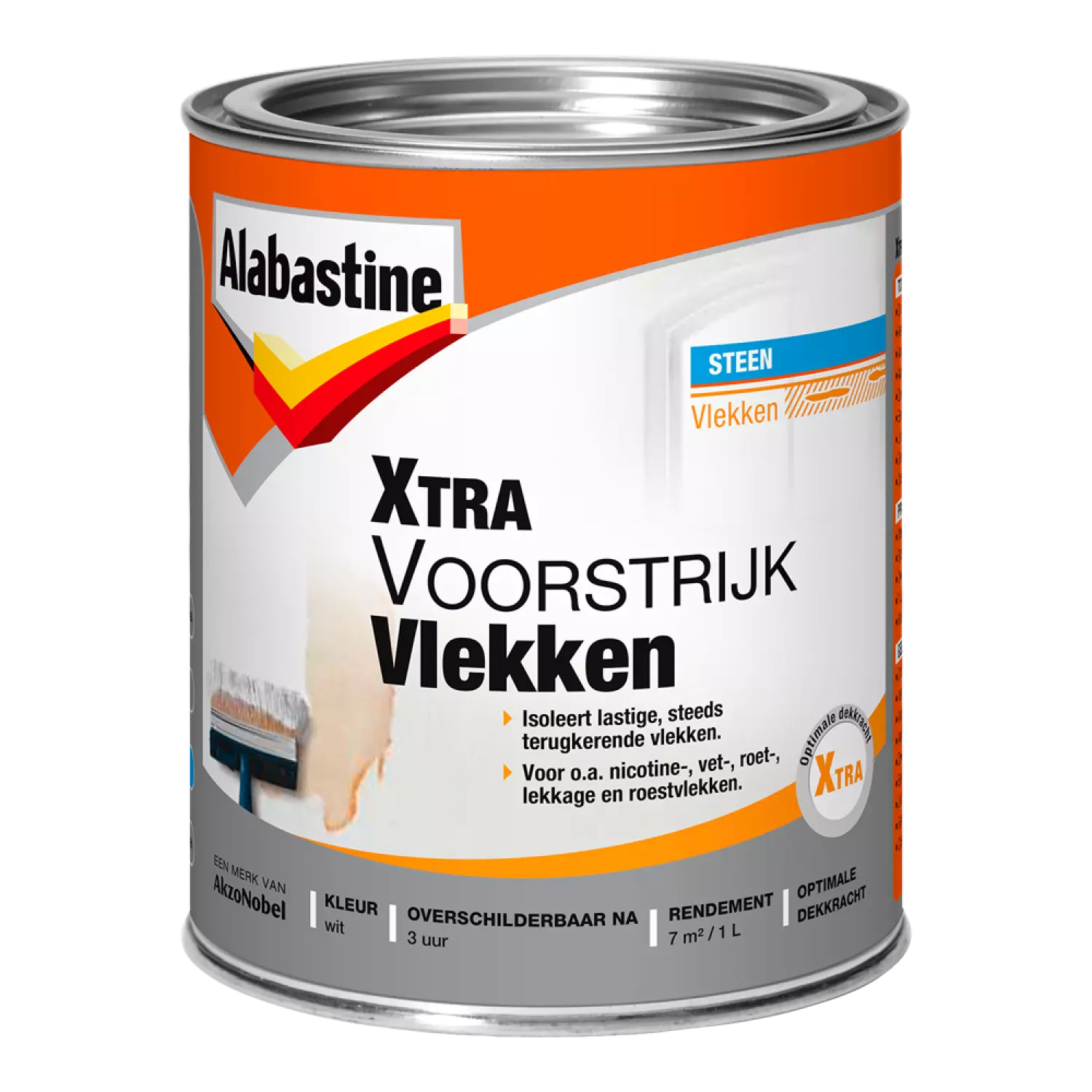 Alabastine Xtra Voorstrijk Vlekken - Wit - 1L-image