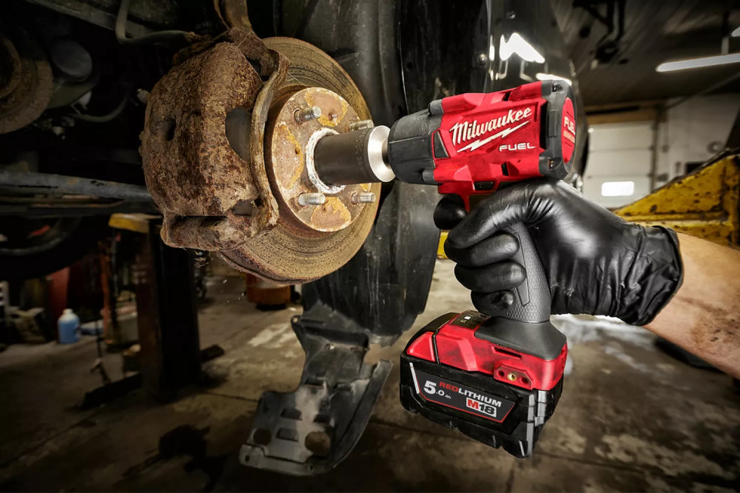 Milwaukee M18 FMTIW2F12-0X 18V Li-ion accu Slagmoersleutel body in HD box - 745Nm - 1/2"-image