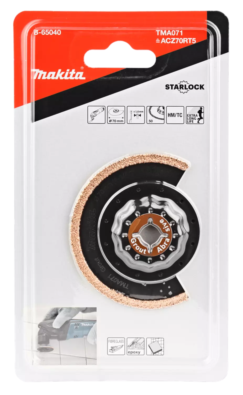 Makita TMA071 HM - Lame segment - 70 mm-image