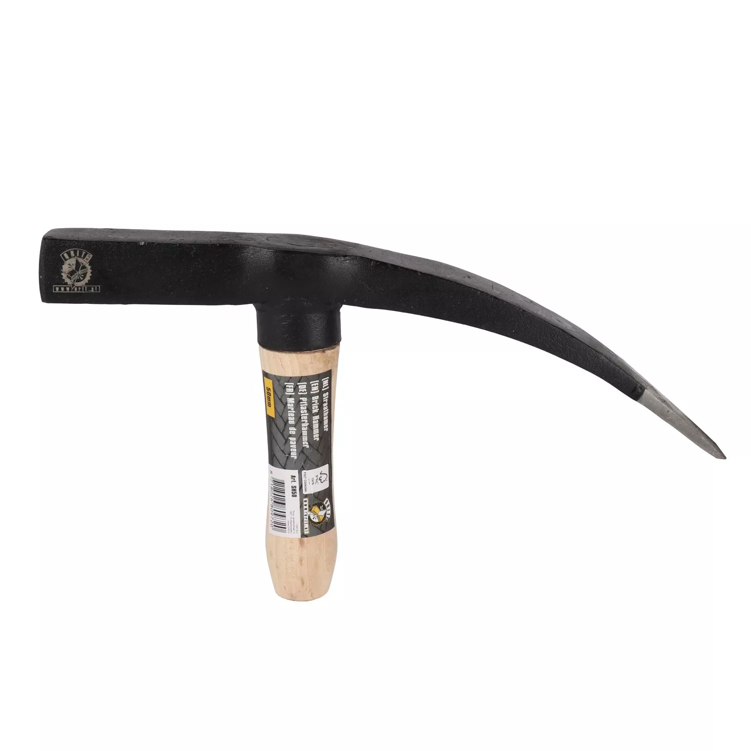 Orit SH50 Straathamer - houten handgreep - 50 mm-image