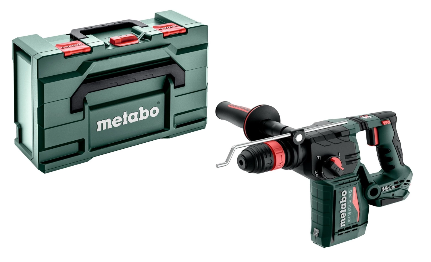 Metabo KH 18 LTX BL 24 Q 18V Li-ion Accu combihamer body in Metabox-image