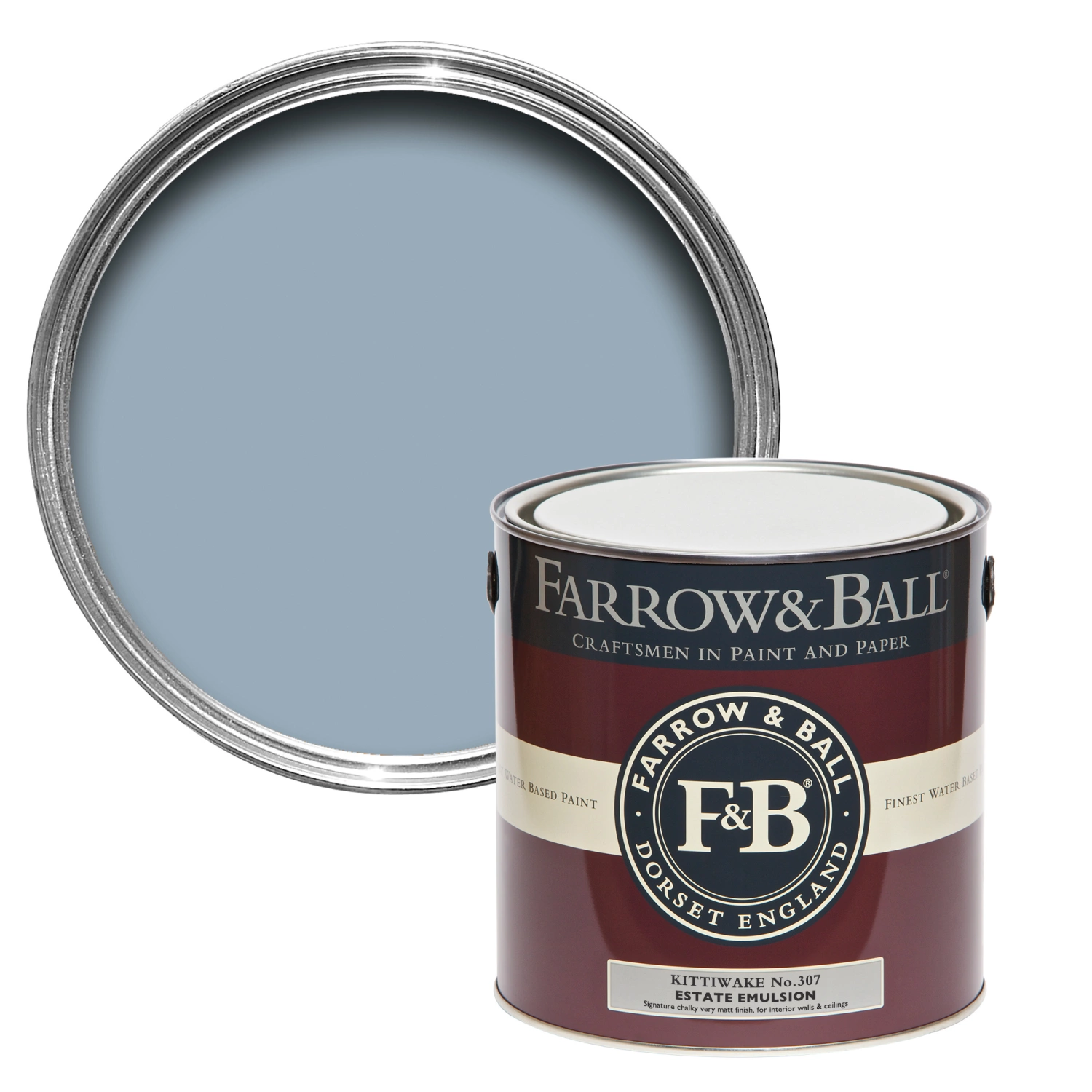 Farrow & Ball Estate Eggshell Kittiwake No. 307 - 750ml-image