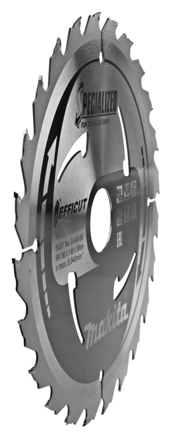 Makita B-64185 Cirkelzaagblad Hout - 190x30x1,45mm 24T-image