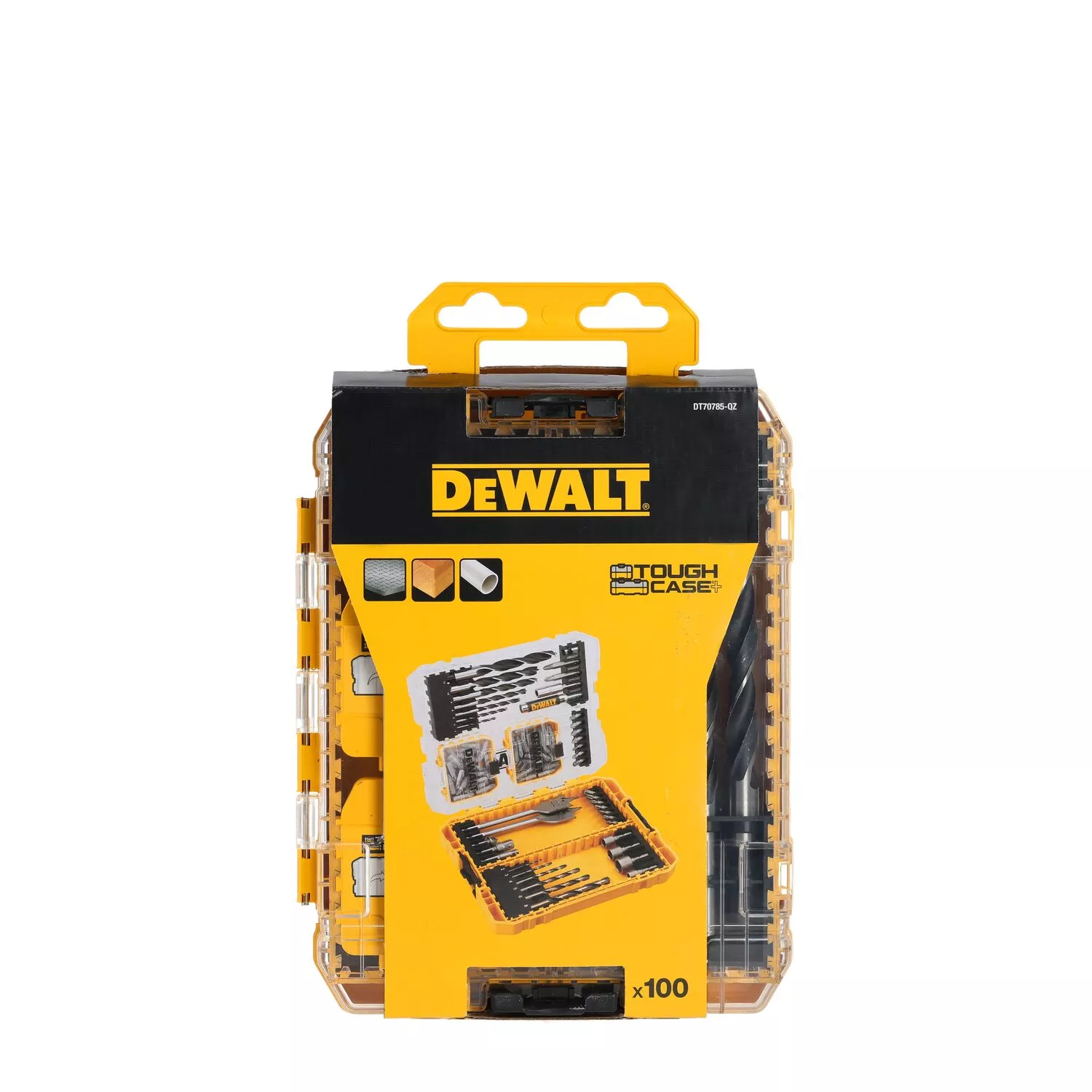 DeWALT DT70785-QZ Kit d'accessoires 100 pièces dans un coffret Toughcase+-image