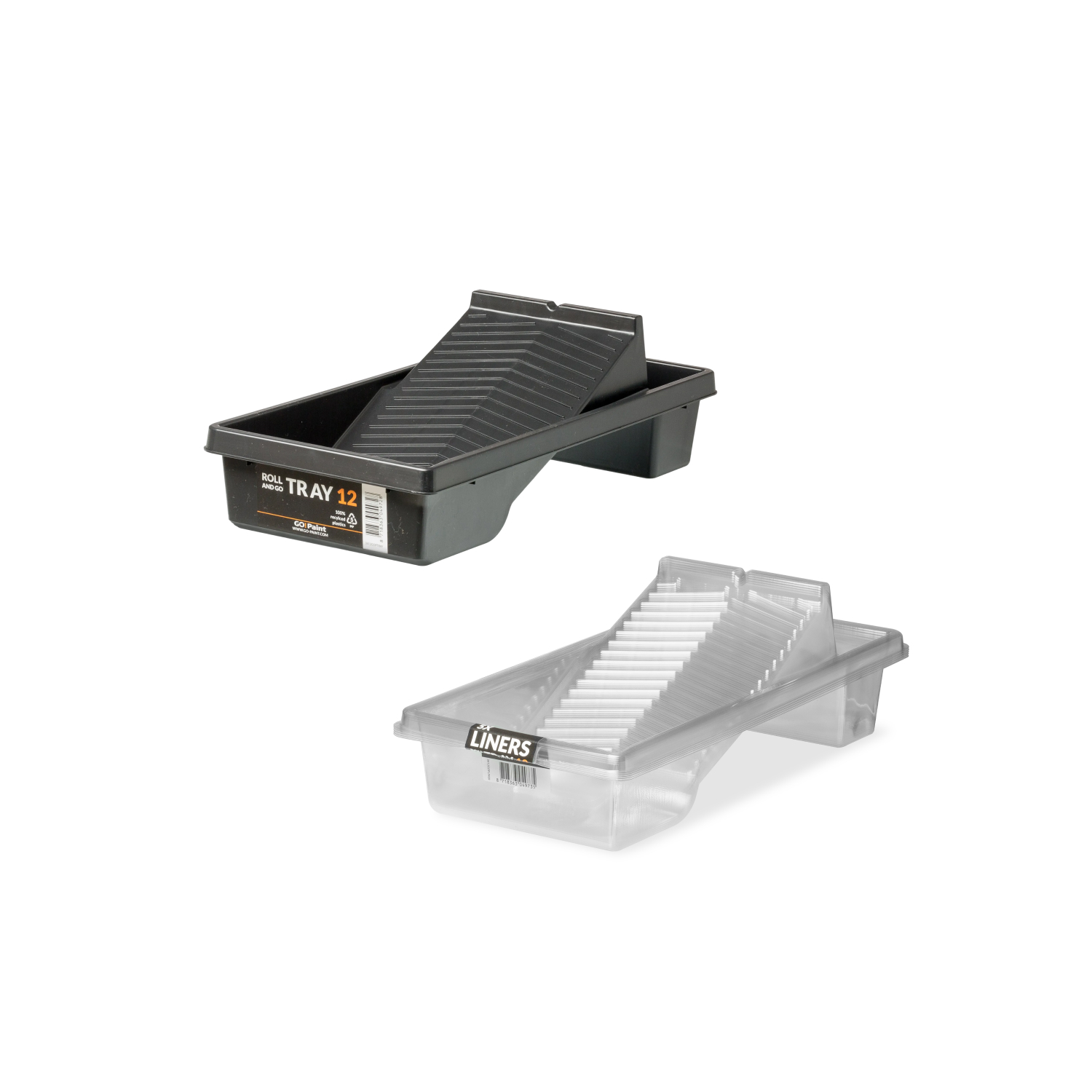 Go!Paint Roll And Go Verfbak - 12cm Roller + 5 Inzetbakken-image