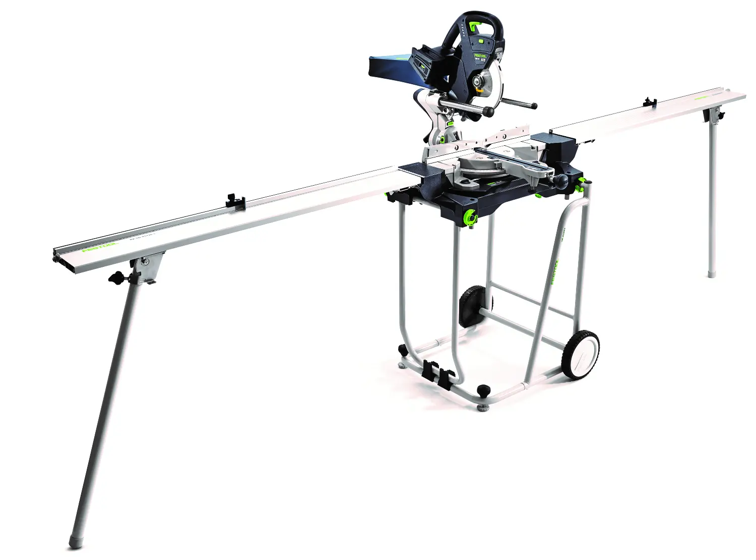 Festool 578755 KAPEX KSC 60 EB-Basic-Set-UG Li-ion accu afkortzaag set incl. onderstel - 216mm