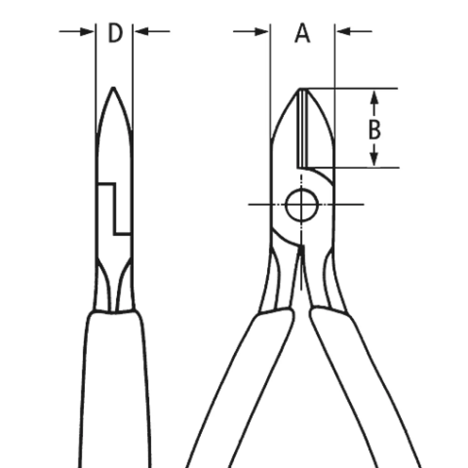 Knipex 75 02 125 Elektronica zijsnijtang-image