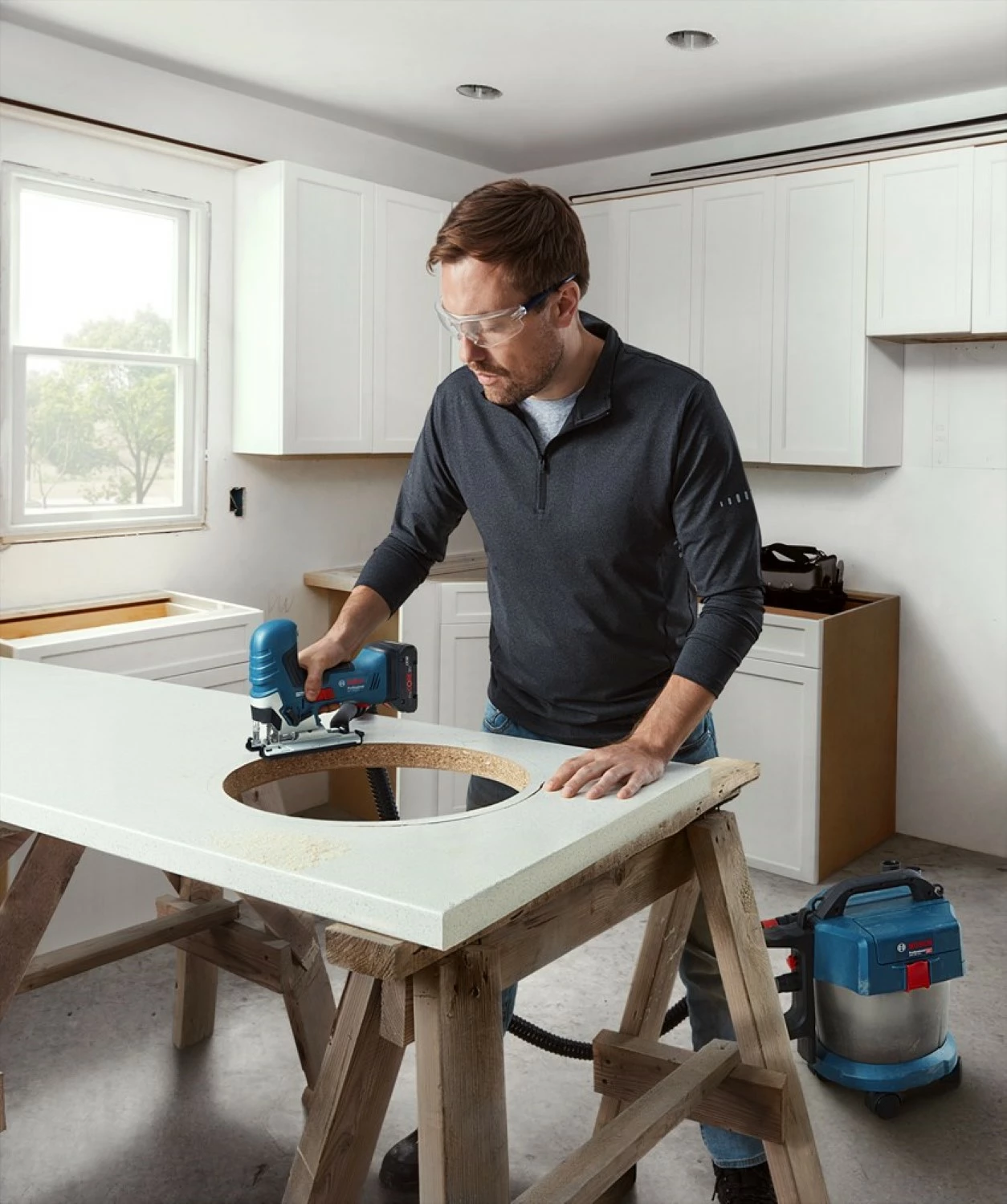 Bosch GST 18V-125 S 18 V Li-Ion scie sauteuse sans fil dans L-Boxx - sans charbon-image