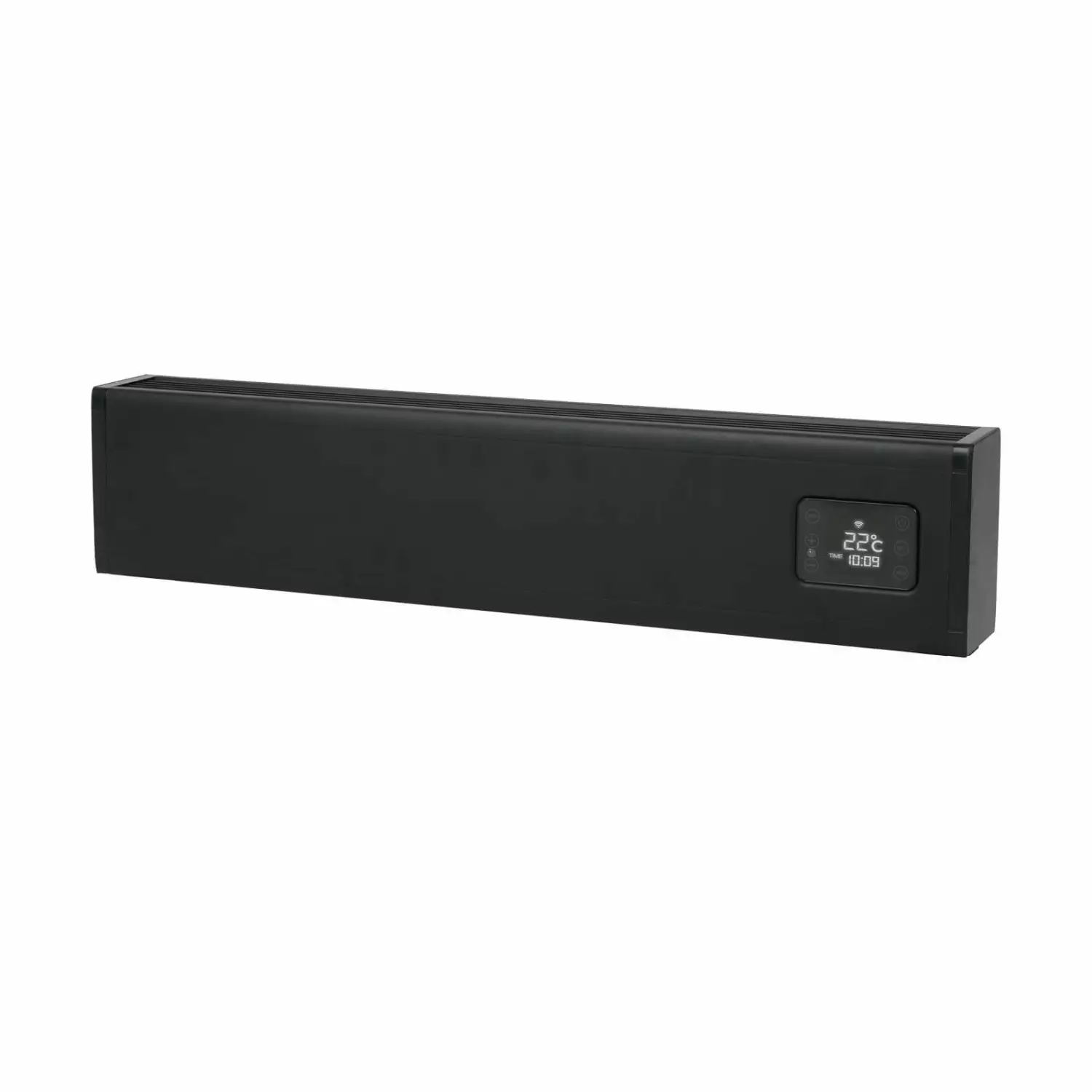 EUROM Alutherm Baseboard 1000 Wi-Fi Black Convectorkachel - 1000W - 40m3-image