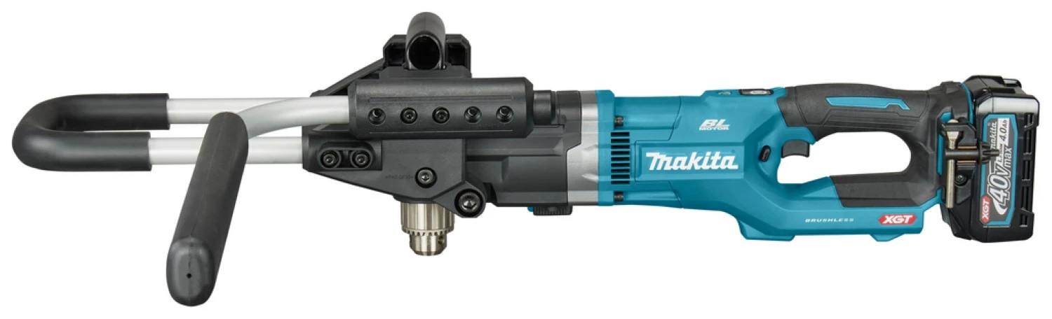 Makita DG001GM105 Tarière sans-fil - XGT 40V max Li-ion - 1 batterie 4,0 ah - Adaptateur A et D - 13 mm - Brushless-image