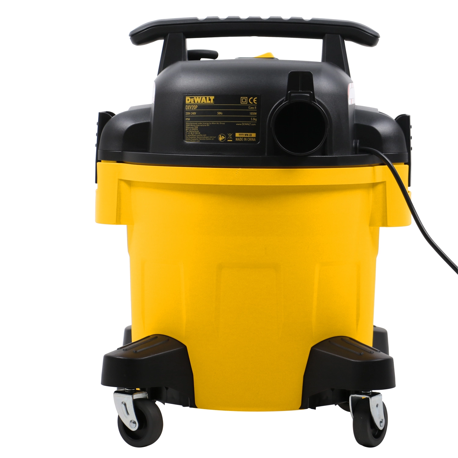 DeWALT DXV20P Aspirateur de chantier Humide/Sèche - 1050W - 20L-image