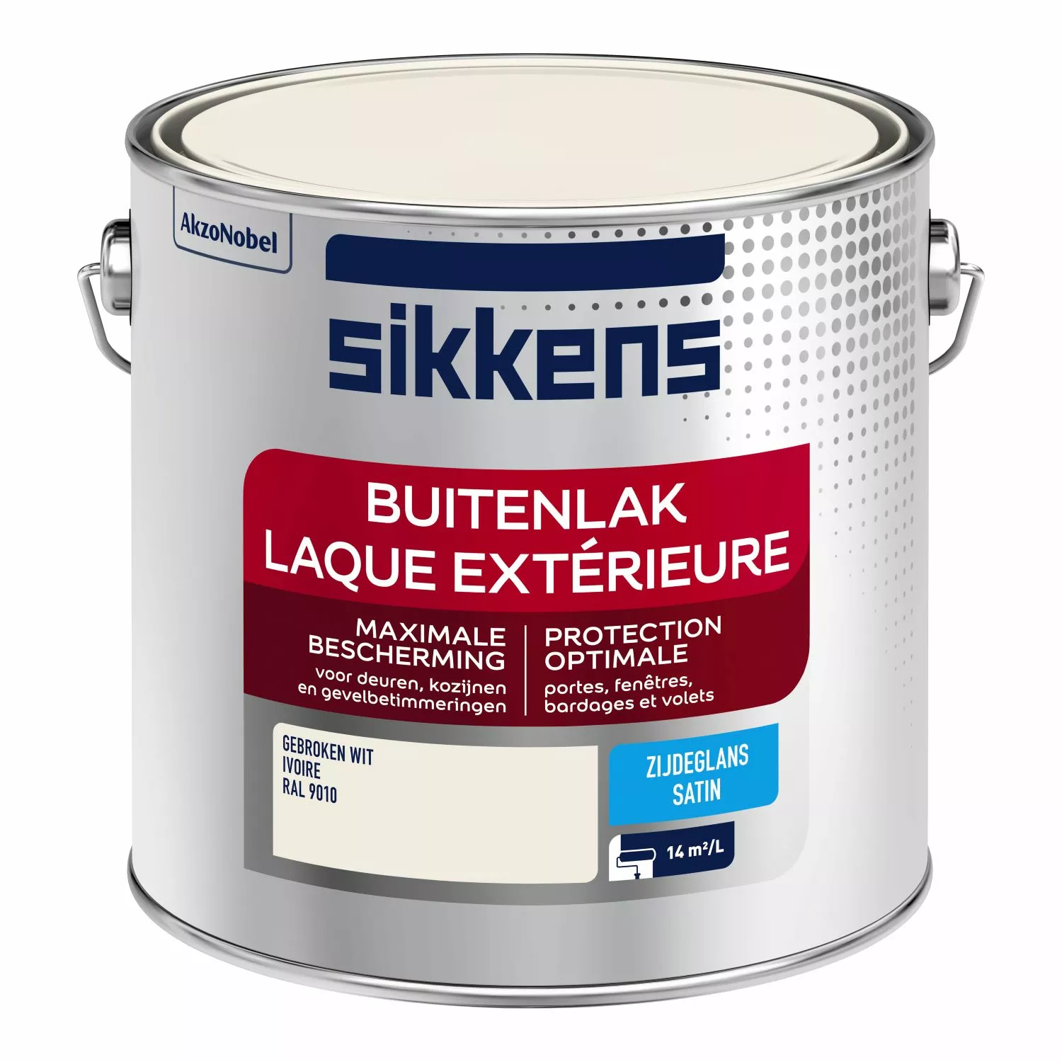 Sikkens Buitenlak Zijdeglans - Ral 9010 - 2,5L-image