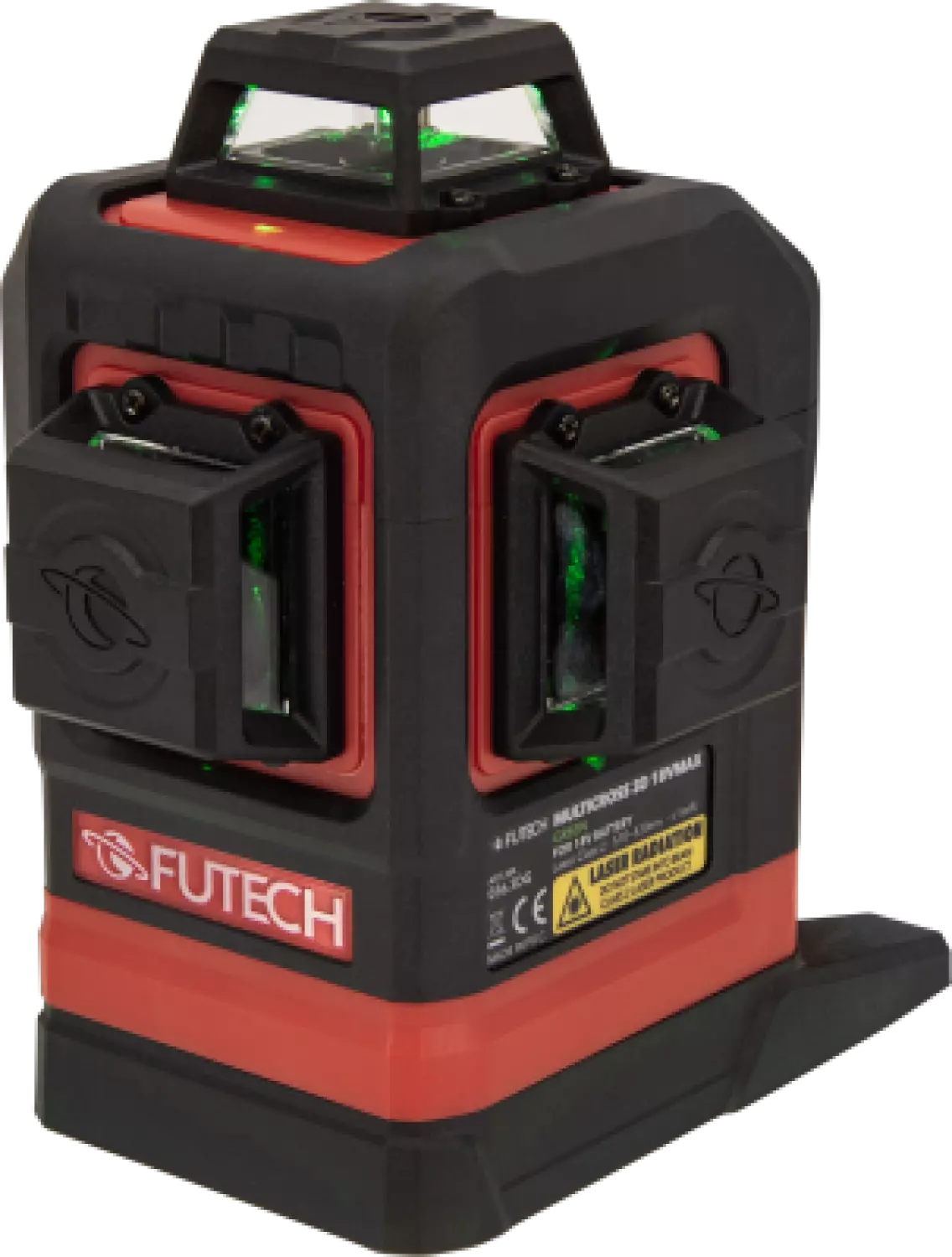Futech Multicross 3D 18VMAX kruislijnlaser set incl. statief - groen - 70m - 3 lijnen-image