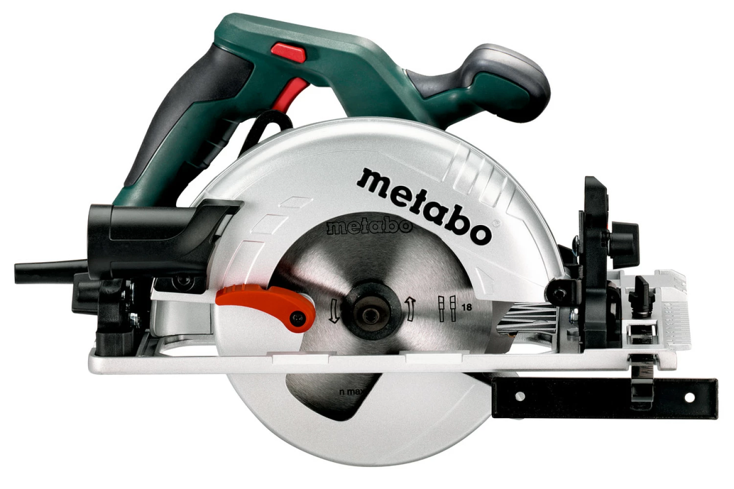 Metabo KS 55 FS scie circulaire – coffret – 1200 W – 160 mm avec rail de guidage-image