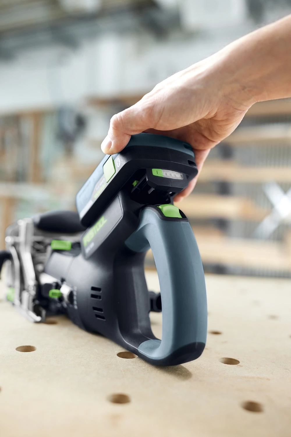 Festool DFC 500 E-Basic 18V machine de fraisage Domino sans fil dans un systainer - 28 mm-image