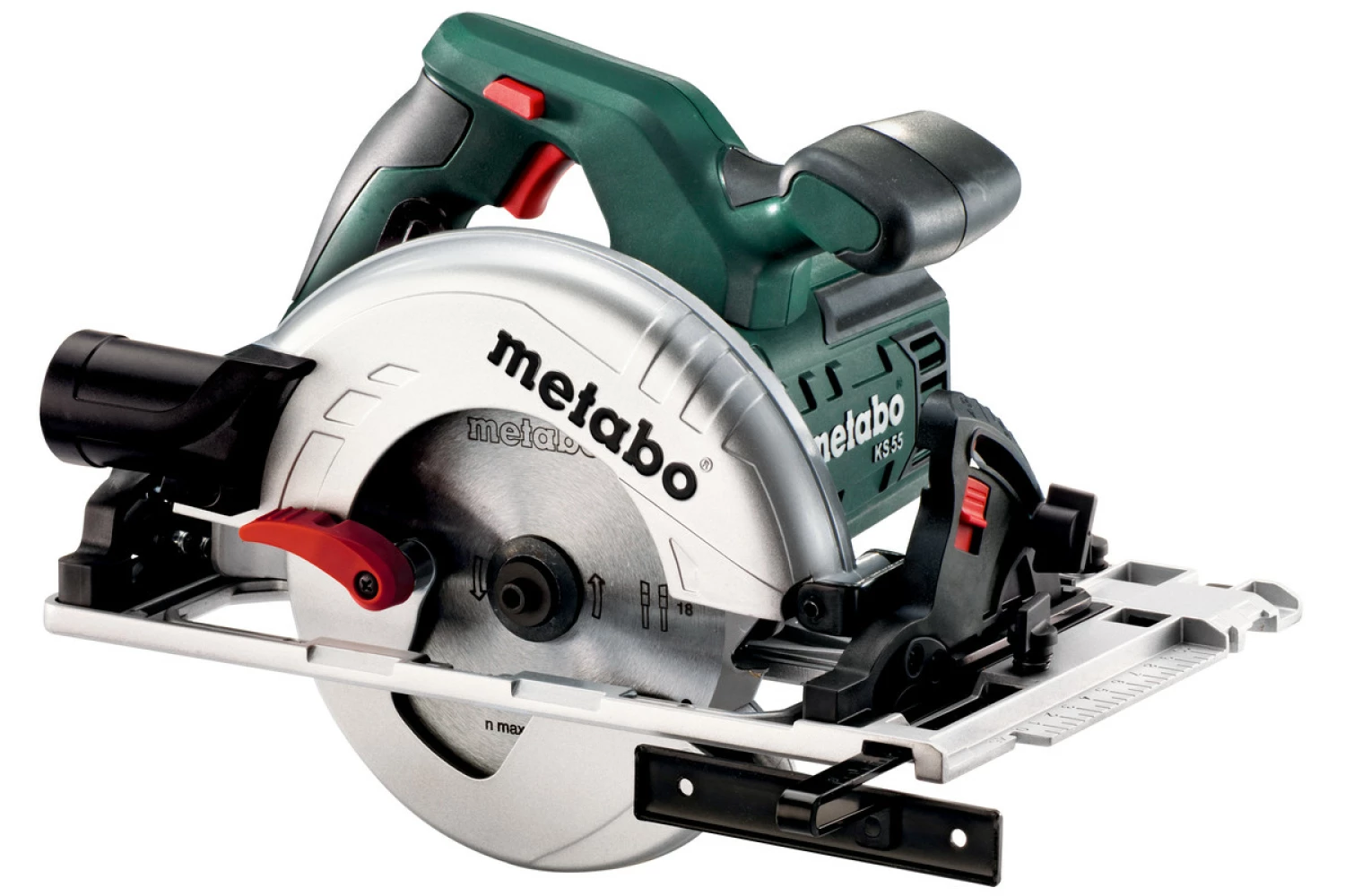 Metabo KS 55 FS scie circulaire – coffret – 1200 W – 160 mm avec rail de guidage-image