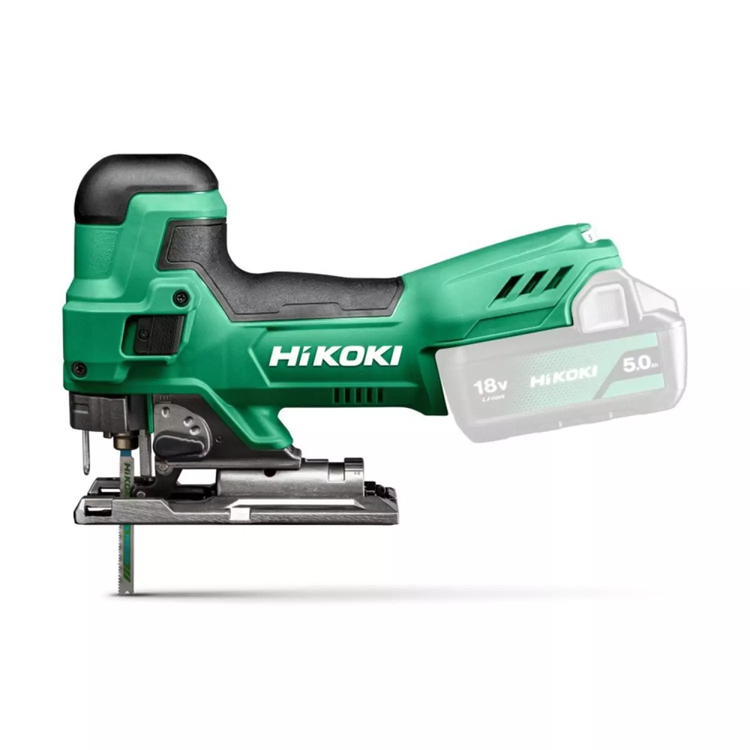 HiKOKI CJ18DBW2Z Scie sauteuse sans fil 18 V Li-ion dans un coffret Systatiner - 135 mm-image