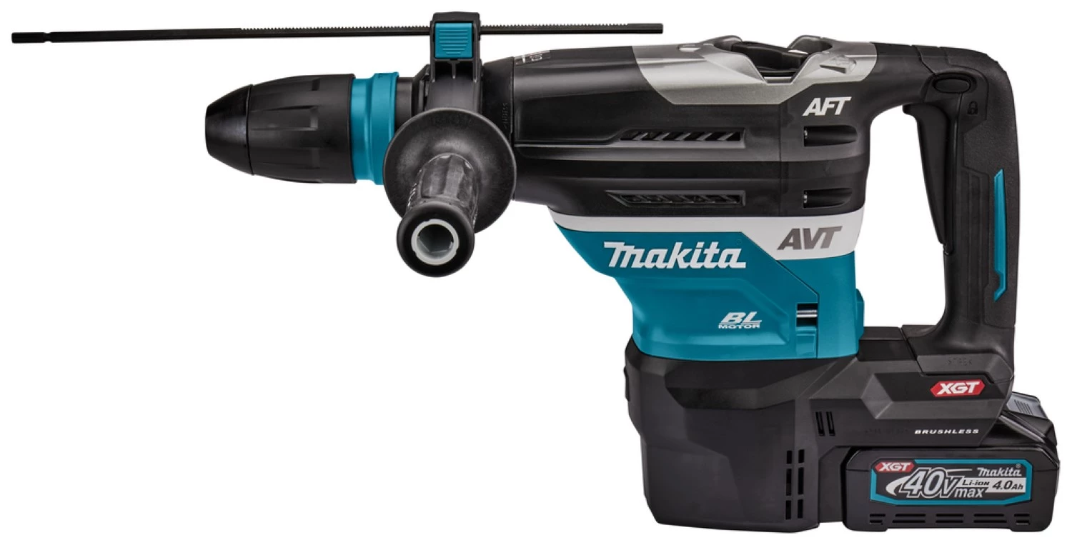 Makita HR005GM202 Perforateur burineur sans-fil - XGT 40V max Li-ion - Kit (2 x 4,0 ah) - Émetteur AWS - Coffret-image