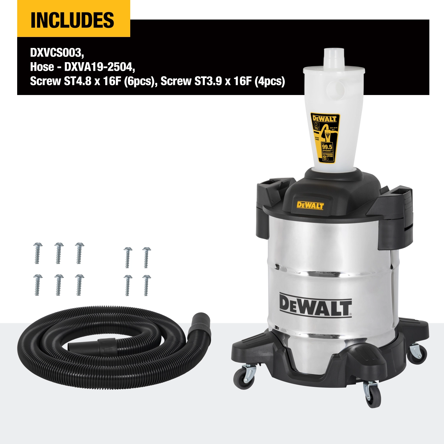 DeWALT DXVCS003 Voorafscheider - 38L-image