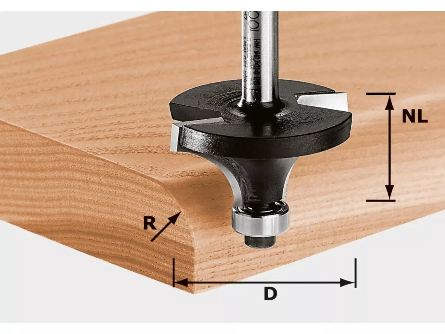 Festool HW S8 D19,1/R3 KL - Fraise à moulurer-image