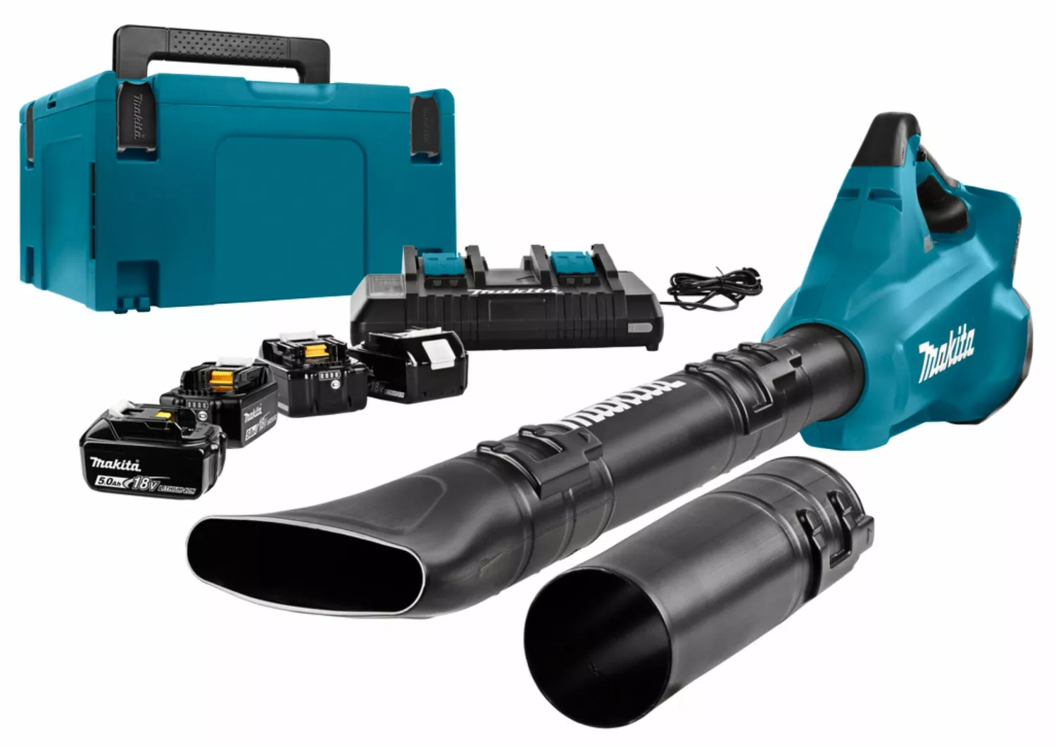 Makita DUB362PT4J Souffleur de feuilles 2x18V 5.0Ah Li-Ion starter set-image