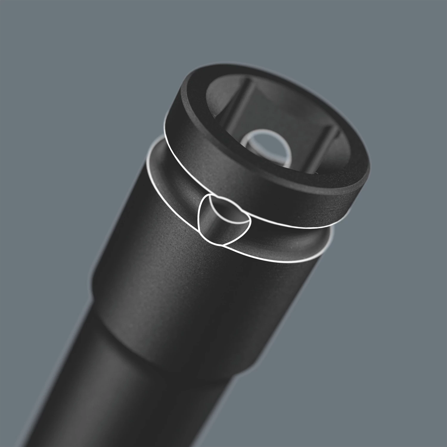 Wera 05005554001 8790 B Impaktor Deep Douille longue à force - 3/8« - hexagonale - 13 x 63 mm-image