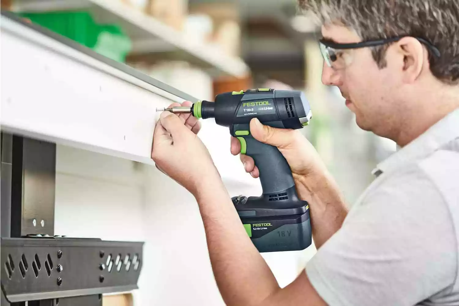 Festool TID 18 HPC 4,0 I-Set T18 18V Li-Ion accu combiset (2x 4,0Ah) in systainer-image