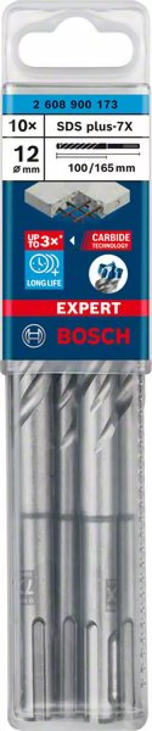 Bosch 2608900173 EXPERT Hamerboor SDS plus-7X 10st 12x100x165mm-image