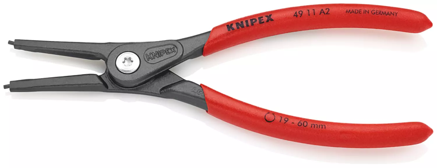 Knipex 4911A2 Precisie Borgveertang voor buitenringen - Assen - 19-60 x 180mm-image