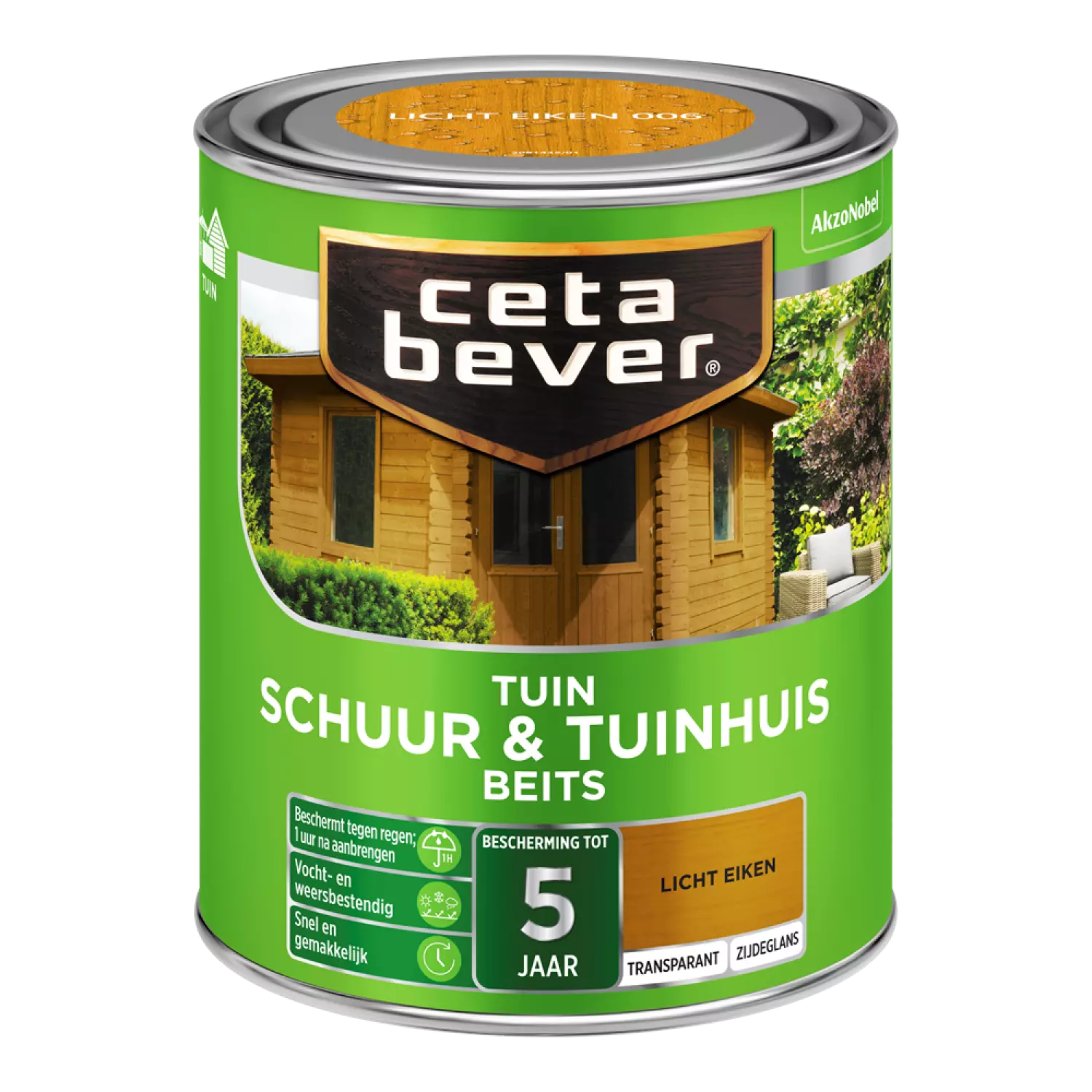 Cetabever Schuur & Tuinhuis Beits Transparant - Licht Eiken - 750ml-image