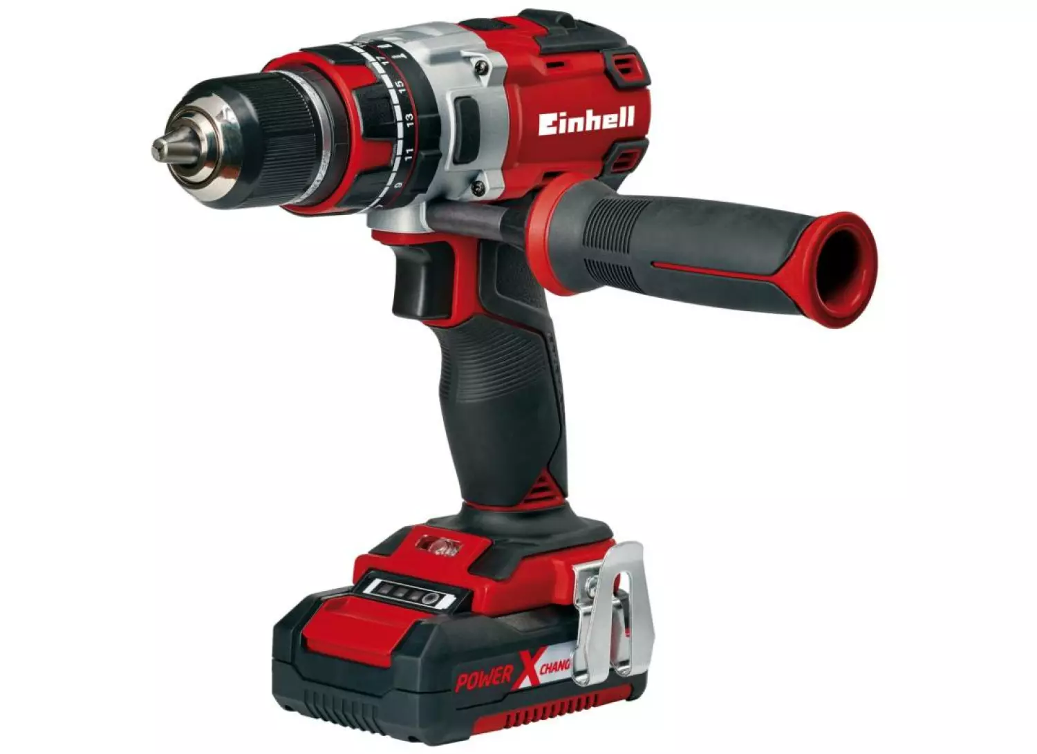 Einhell TE-CD 18/48 Li-i - Set perceuse visseuse à percussion Li-Ion 18V (2x batterie 2,0Ah) dans mallette - 48Nm-image