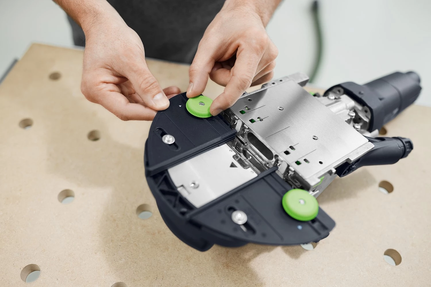 Festool DF 500 RQ-Set Domino freesmachine incl. accessoires in systainer - 420W - 28 mm-image