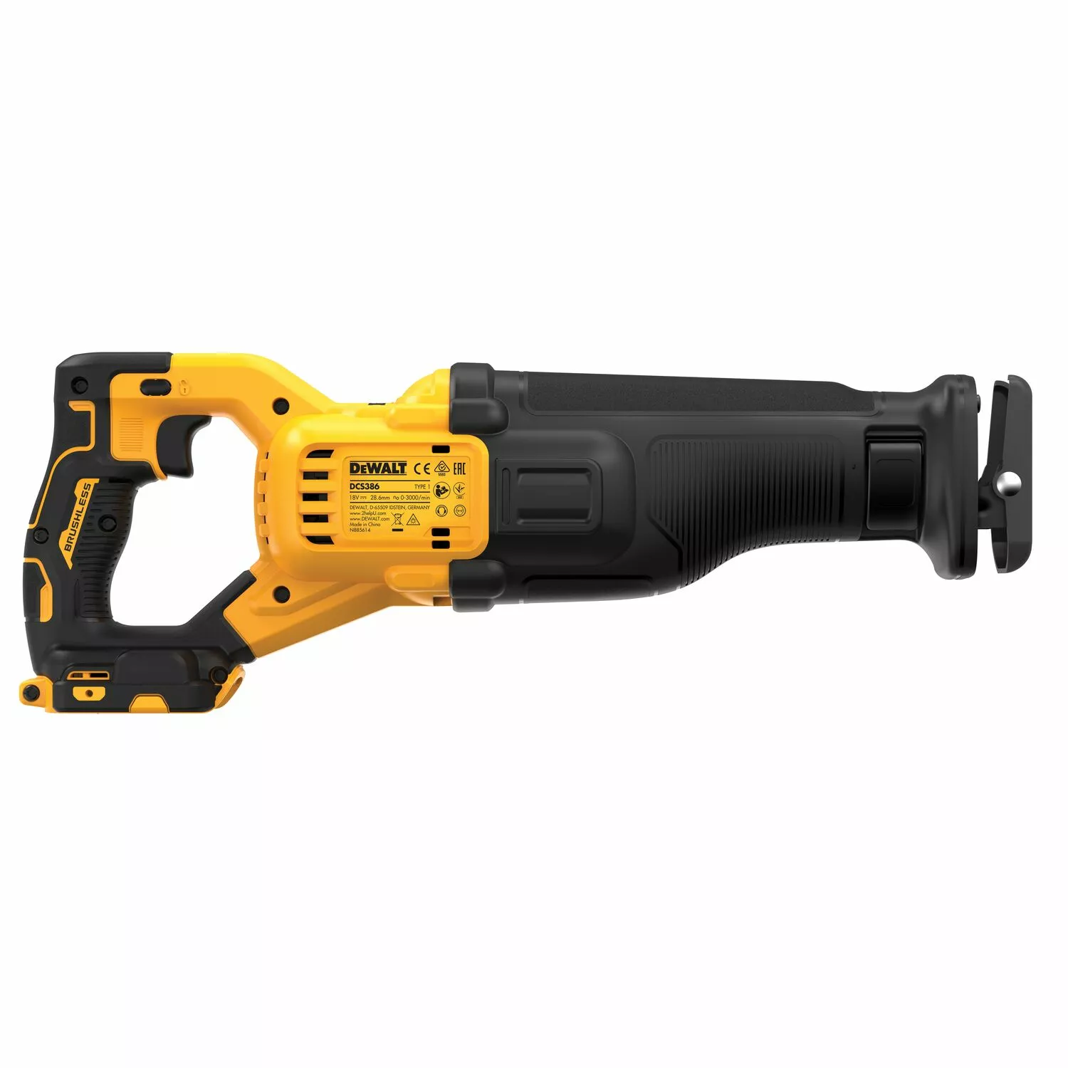 DeWALT DCS386NT-XJ 54V Li-ion XR FlexVolt accu reciprozaag body in TSTAK-image