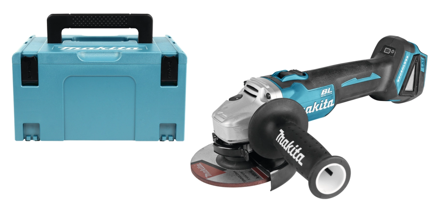 Makita DGA504ZJ Meuleuse d'angle sans-fil - 18V Li-ion - MAKPAC - 125 mm - Brushless - Machine seule-image