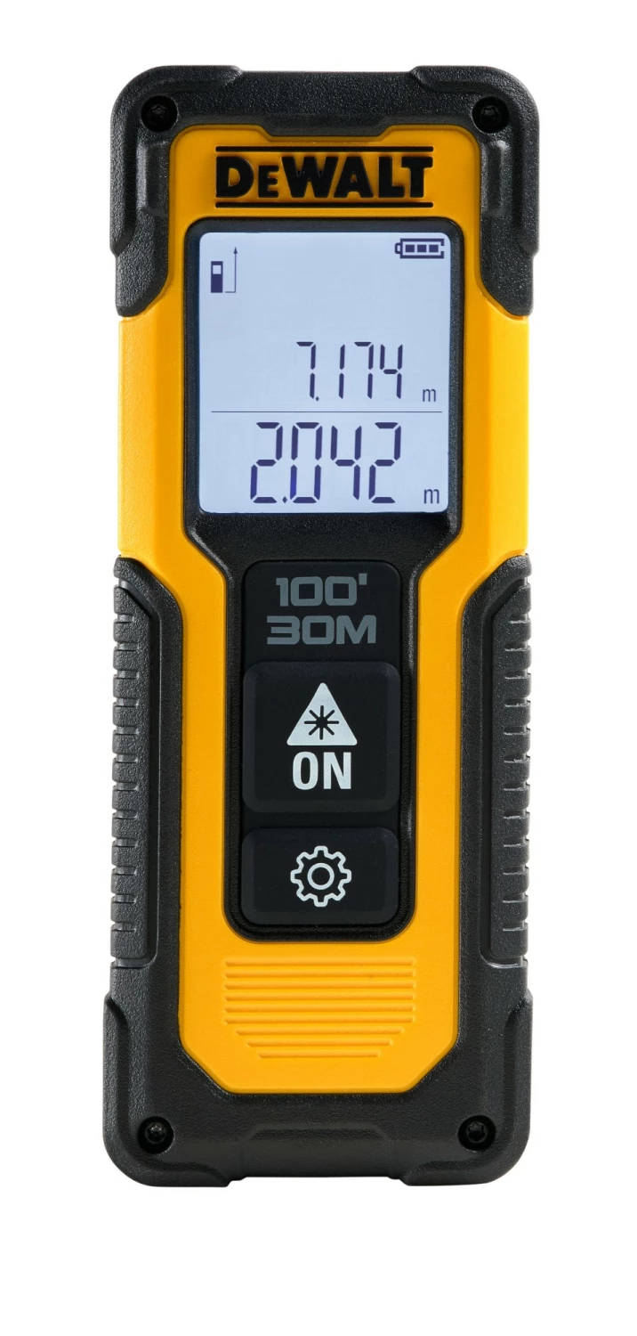 DeWALT DWHT77100-XJ Digitale Afstandsmeter - 30 m - 2x 1,5V AAA batterijen-image