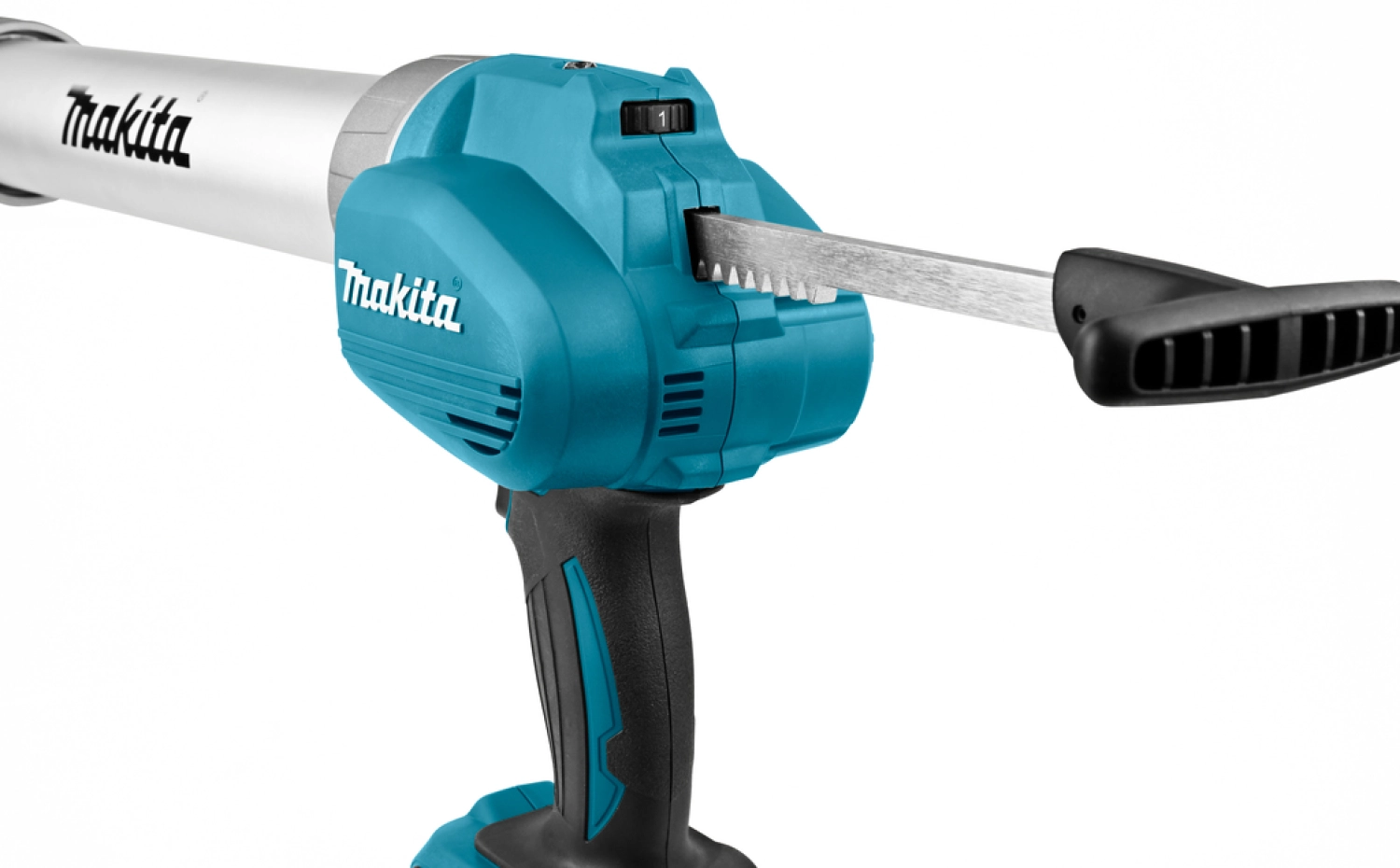 Makita DCG180ZXK 18V Li-Ion Accu lijm- en kitspuit body incl. kokerhouder- en worsthouder in koffer - met gratis Makita WK T-Shirt - Maat S-image