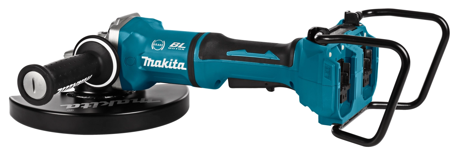 Makita DGA900PT2 36V (2x 18V) Li-Ion accu Haakse slijper set (2x 5.0Ah accu) in koffer - 230mm - koolborstelloos-image