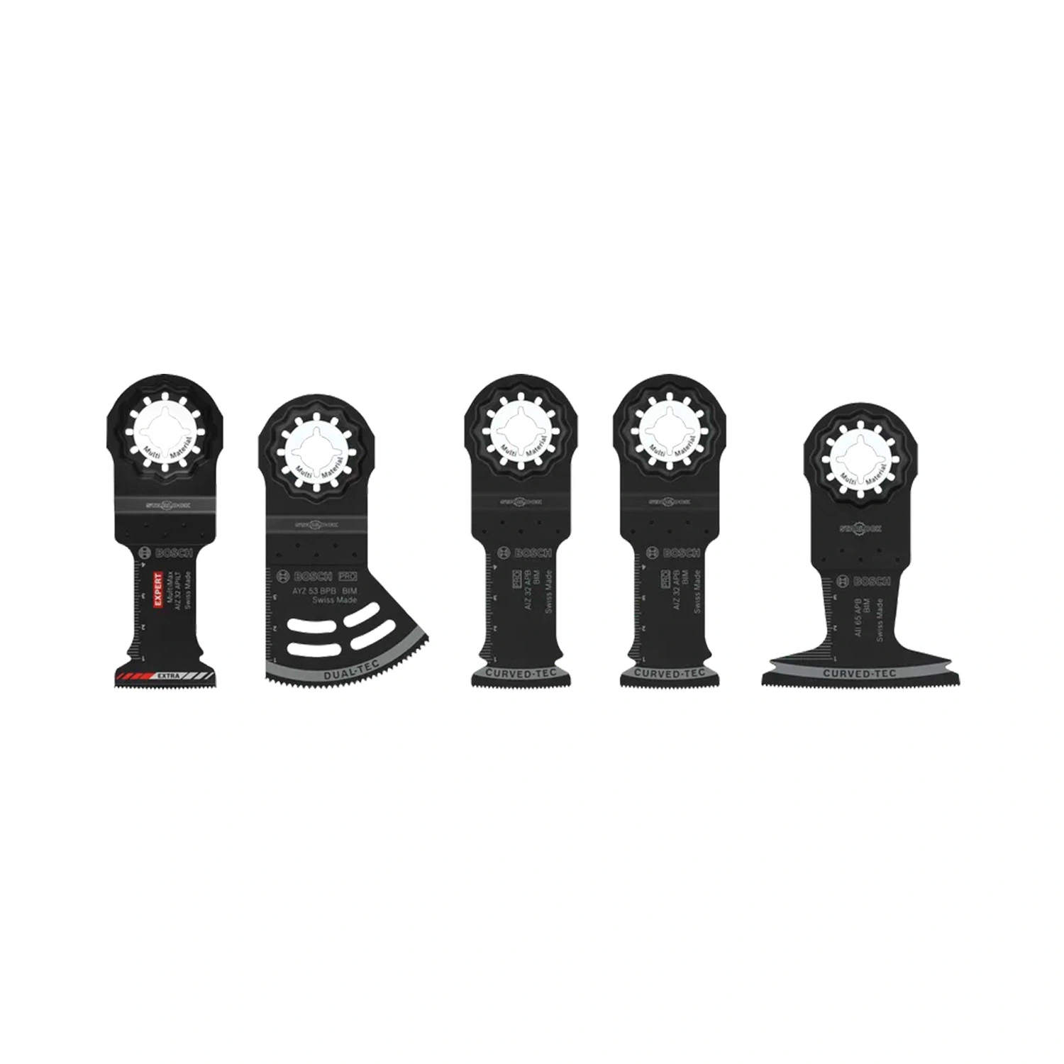 Bosch 2608669095 Kit d'électricien standard pour multitool, pour divers matériaux (5 pièces)